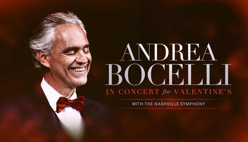Andrea Bocelli in concert for Valentine's Bridgestone Arena