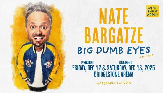 More Info for Nate Bargatze: Big Dumb Eyes World Tour