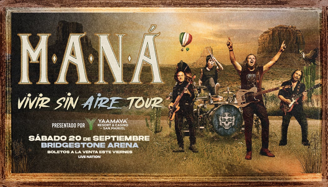 More Info for MANÁ: VIVIR SIN AIRE TOUR