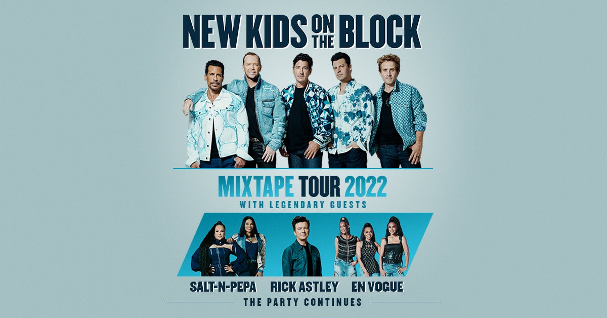 New Kids On The Block Mixtape Tour 2022 Bridgestone Arena