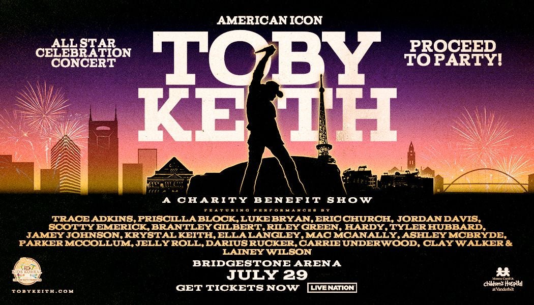 Toby Keith: Allstar Celebration honoring an American Country Icon -Toby Keith